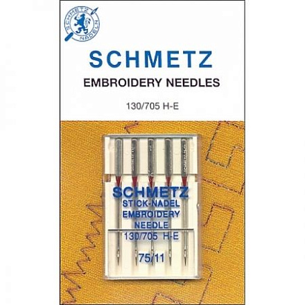 Игла SCHMETZ вышивальные № 75 ( 5 шт )